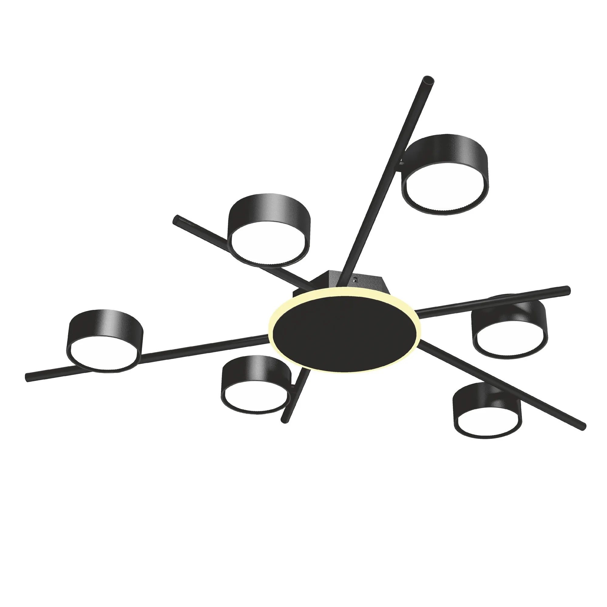 ⭐ Reflektor sufitowy VIDEX na 6x GX53 z podświetleniem ⭐