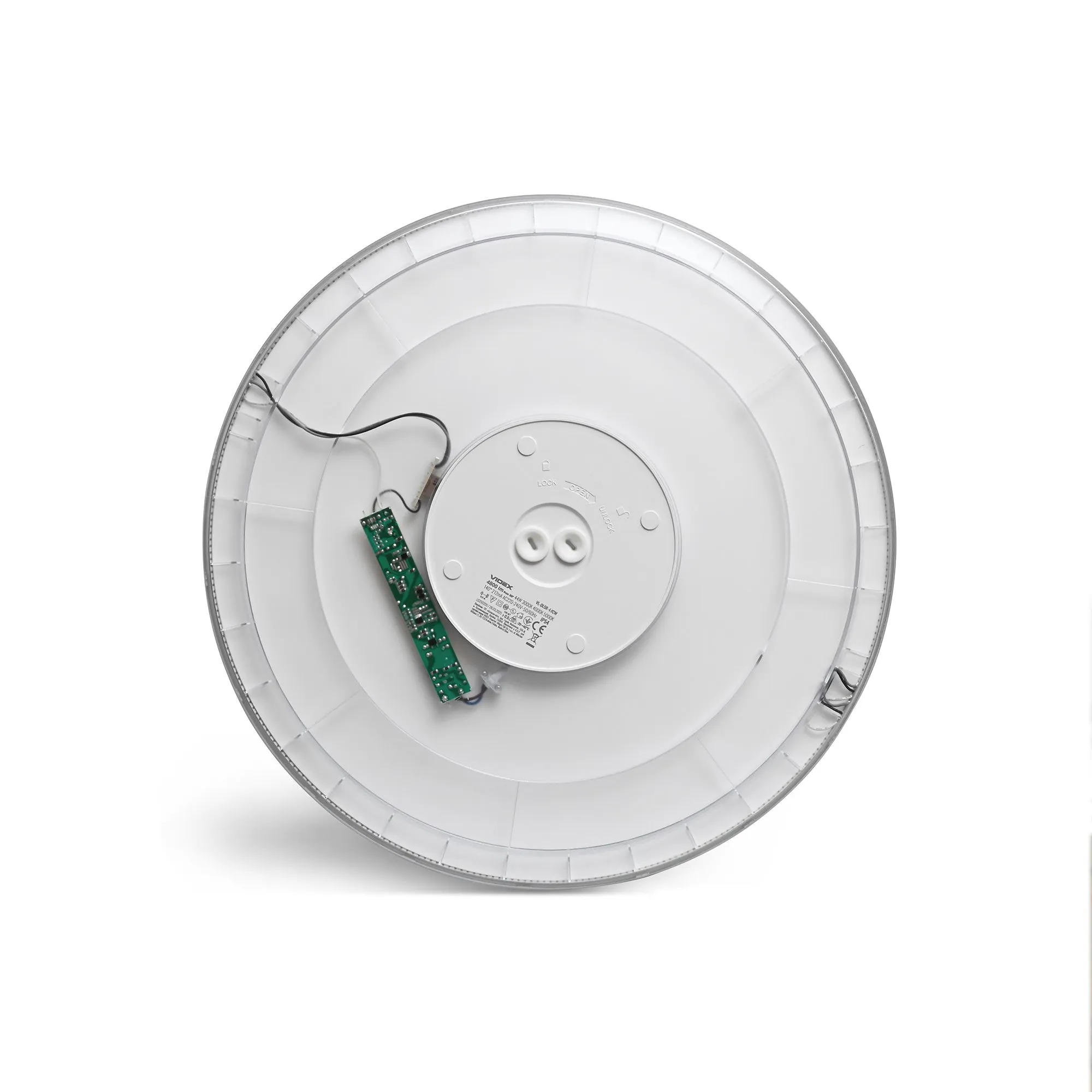 ⭐ Plafon LED z dekoracyjnym podświetleniem 44W 3000K-5000K biały ⭐