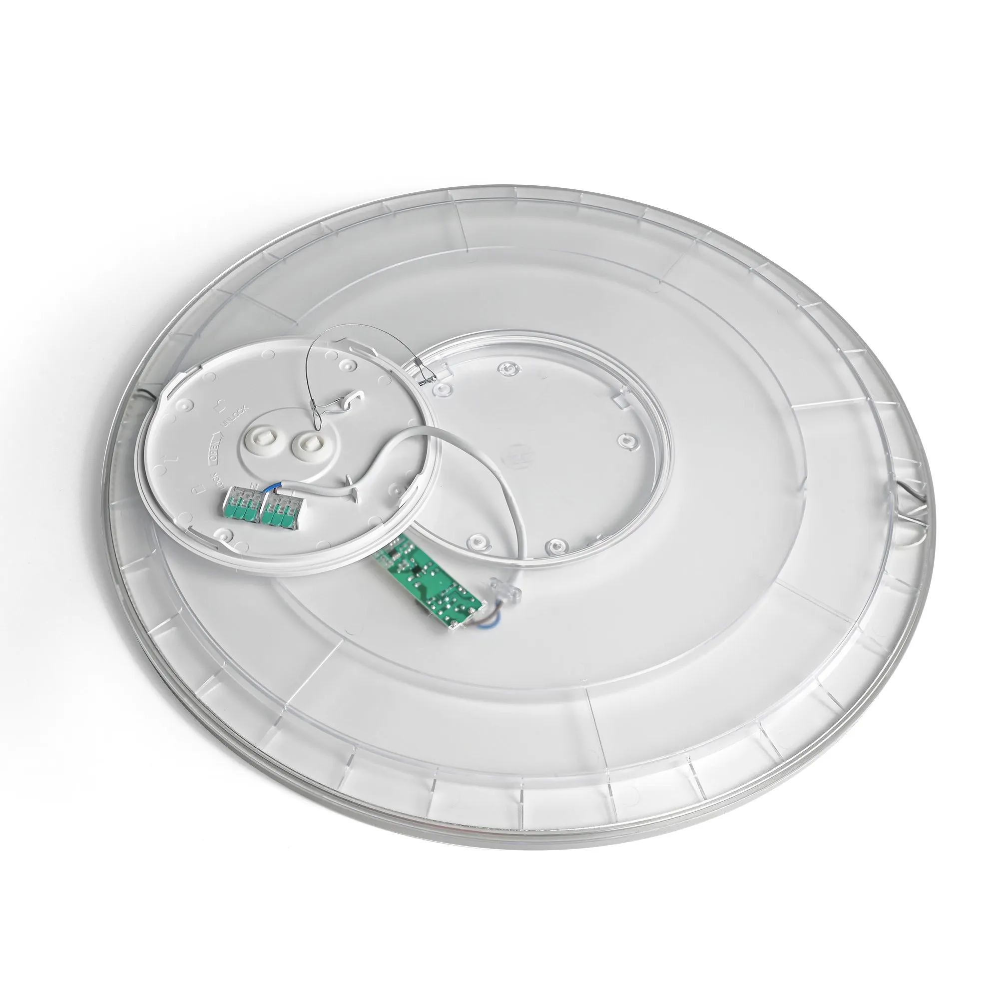 ⭐ Plafon LED z dekoracyjnym podświetleniem 44W 3000K-5000K biały ⭐