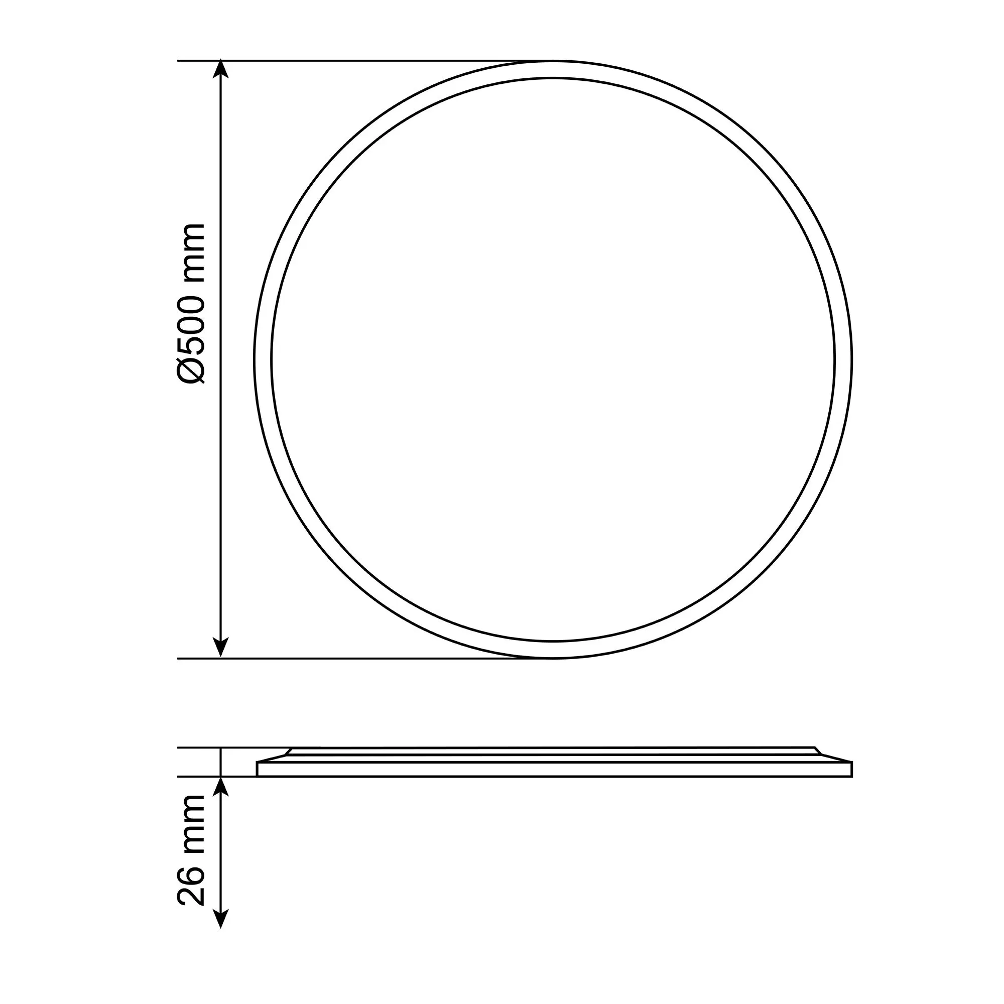 ⭐ Plafon LED z dekoracyjnym podświetleniem 44W 3000K-5000K biały ⭐