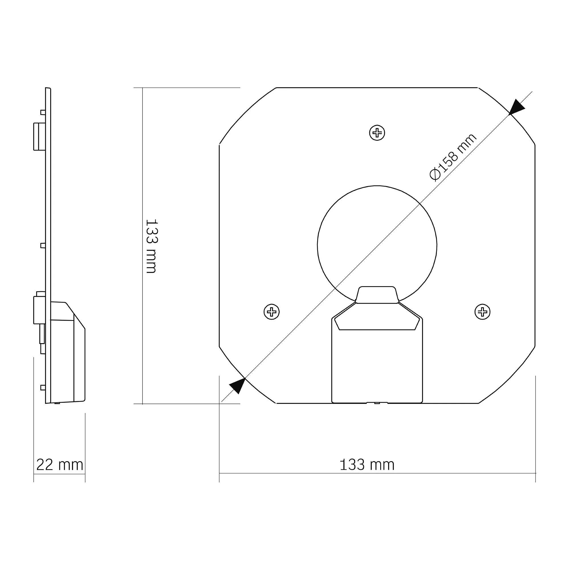 Moduł LED VIDEX VL-MLC-20C 20W - źródło światła do opraw sufitowych