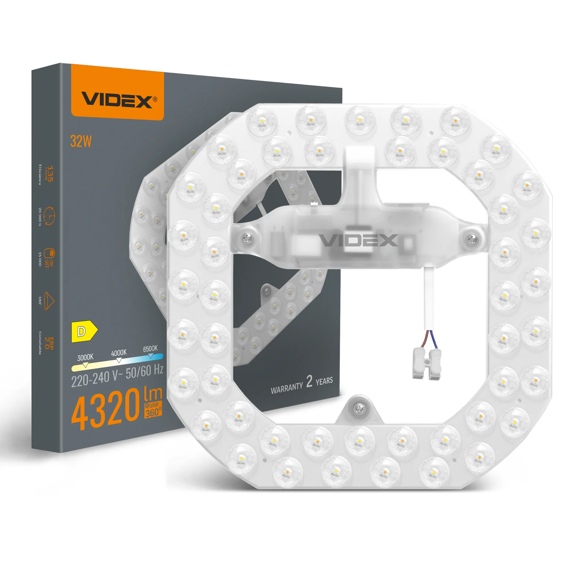 Moduł LED VIDEX VL-MLC-32C 32W – źródło światła do opraw sufitowych