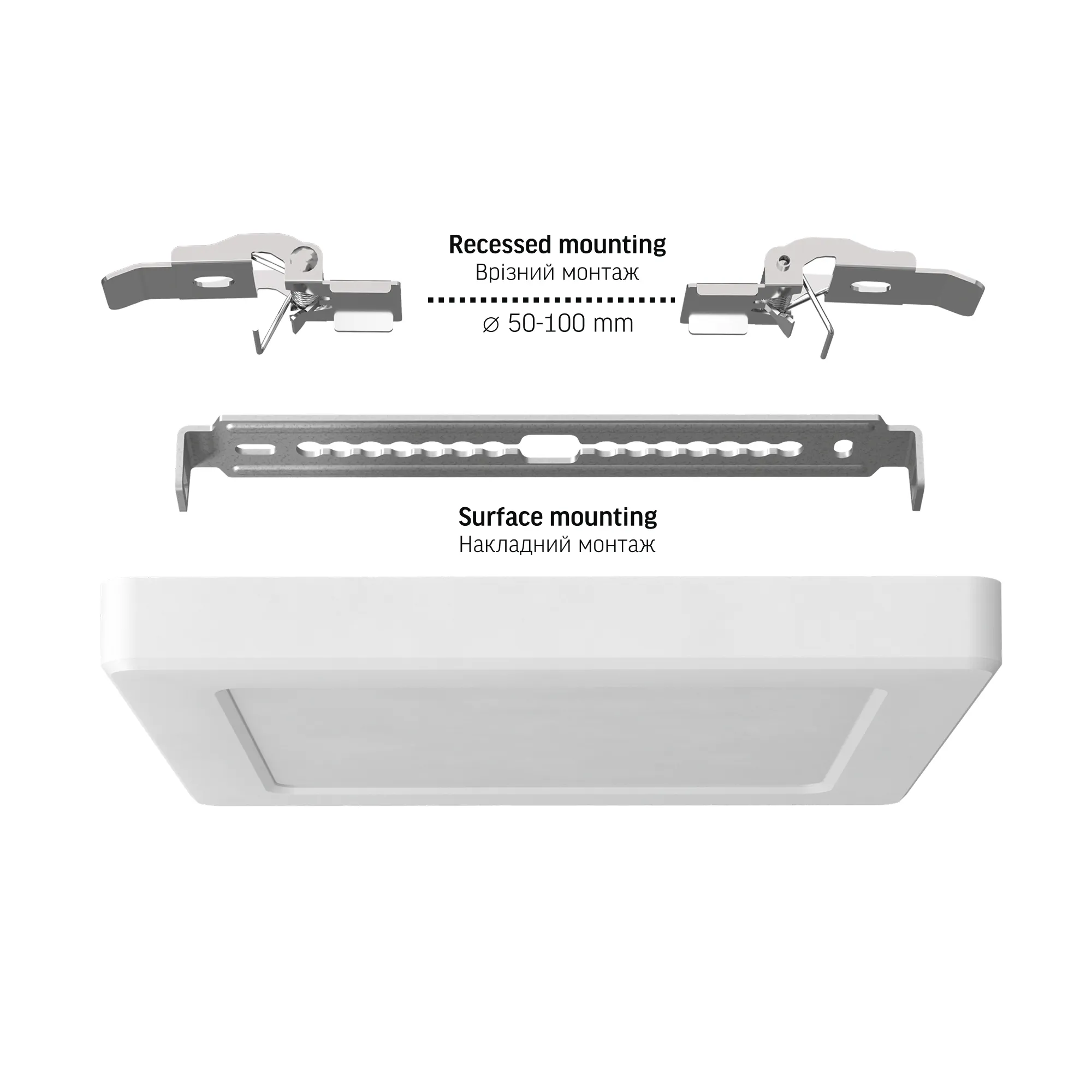 LED Lampa sufitowa VIDEX DL6S 12W - oświetlenie ogólne