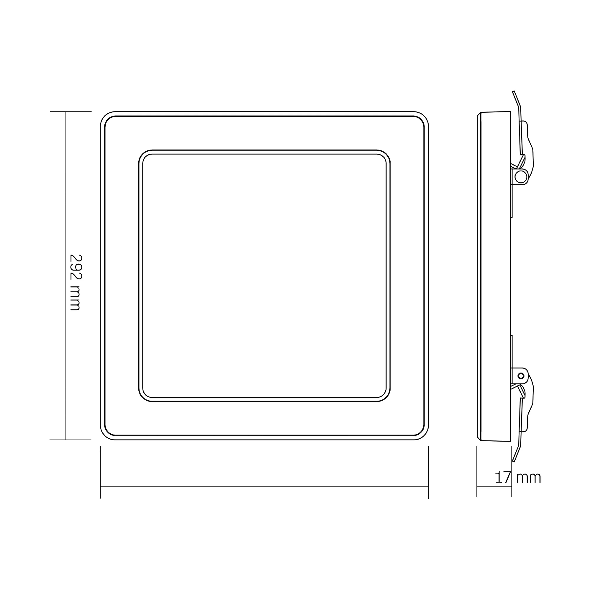 LED Lampa sufitowa VIDEX DL6S 24W – oświetlenie ogólne