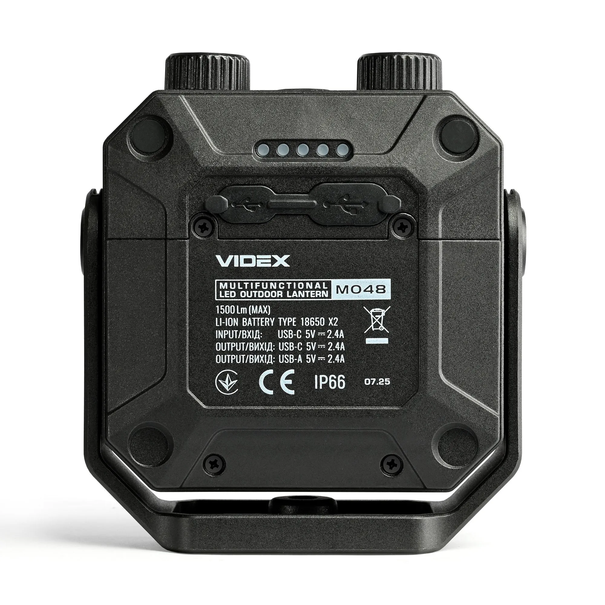 ⭐ Wielofunkcyjna latarka LED zewnętrzna VIDEX 15000Lm 5000K ⭐