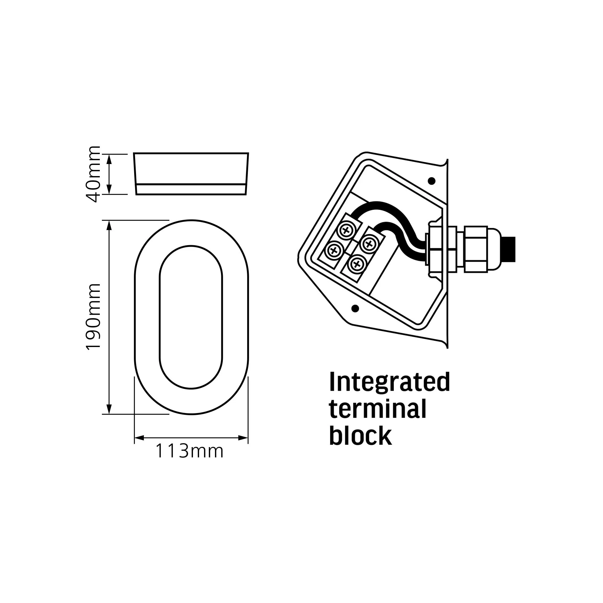⭐ Lampa LED natynkowa zewnętrzna 11W 5000K IP65 ⭐