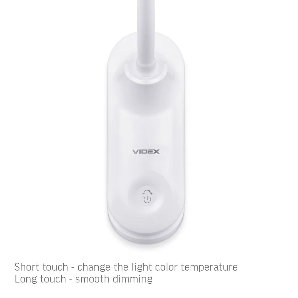 ⭐ Lampka biurkowa LED z regulacją jasności Helsinki biała ⭐