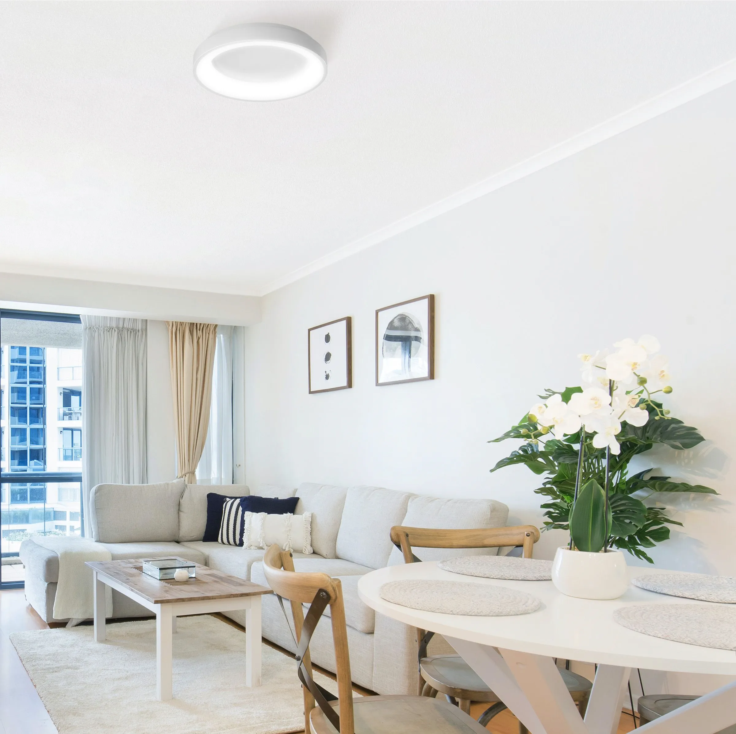 ⭐ Plafon LED VIDEX EDGE 72W biały zimna biel ⭐