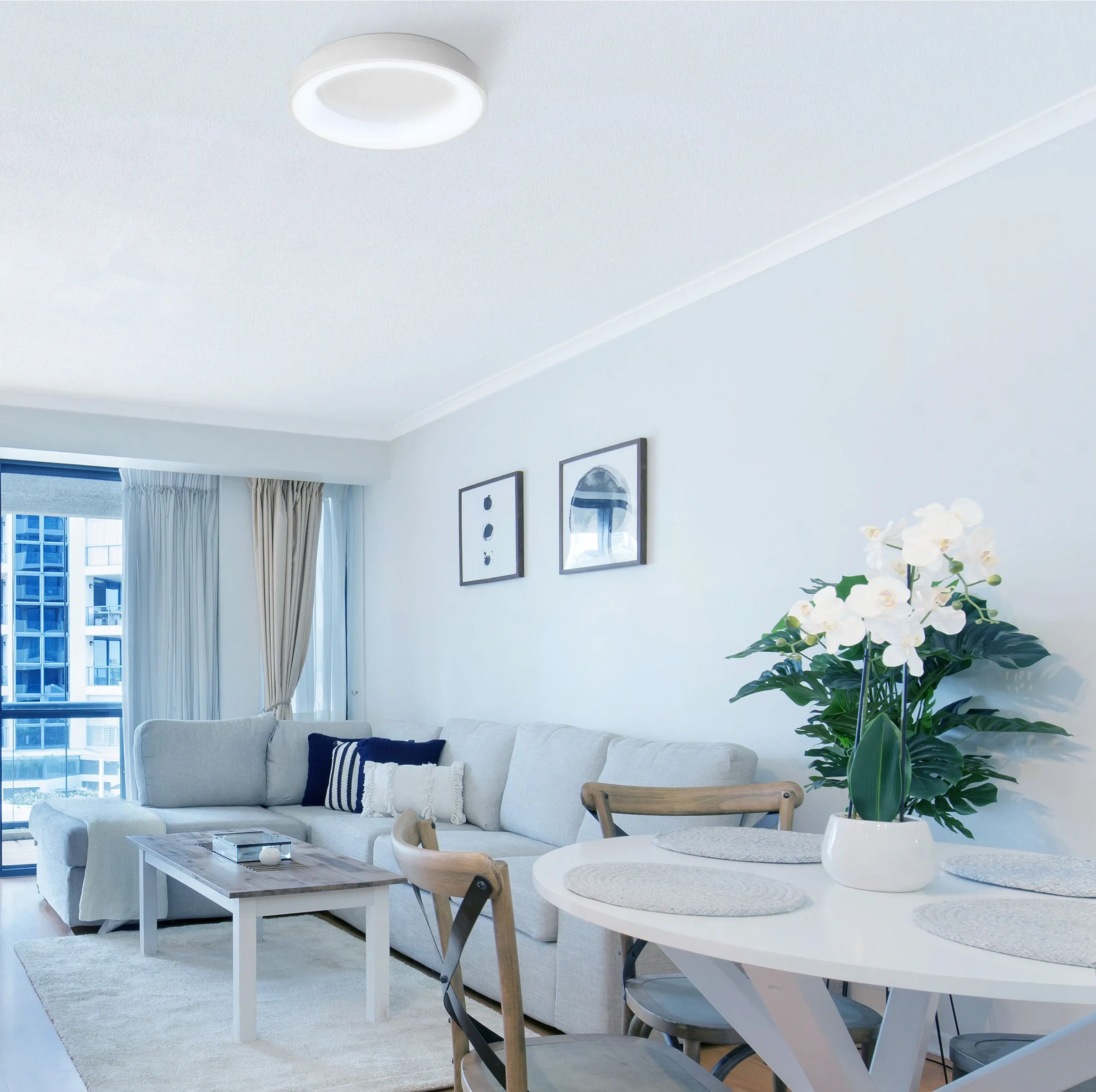 ⭐ Plafon LED VIDEX EDGE 72W biały zimna biel ⭐