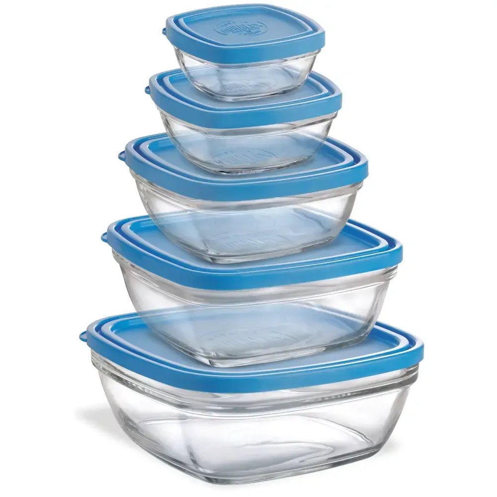 Zestaw pojemników DURALEX Freshbox 5szt - przechowywanie żywności