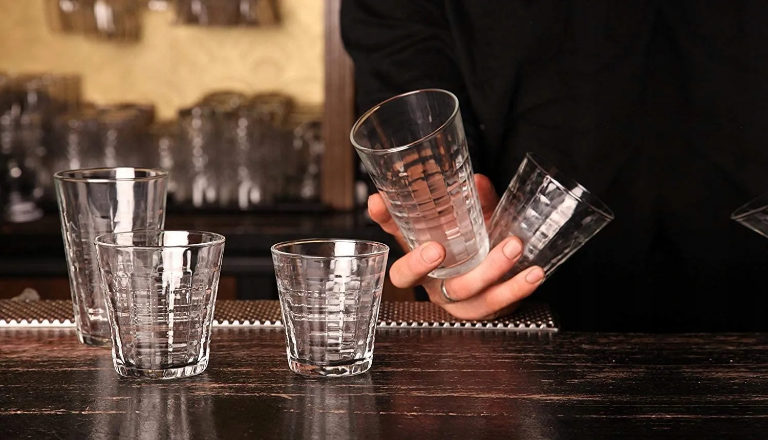 DUŻE Szklanki do napojów DRINKÓW Duralex PRISME 500ml