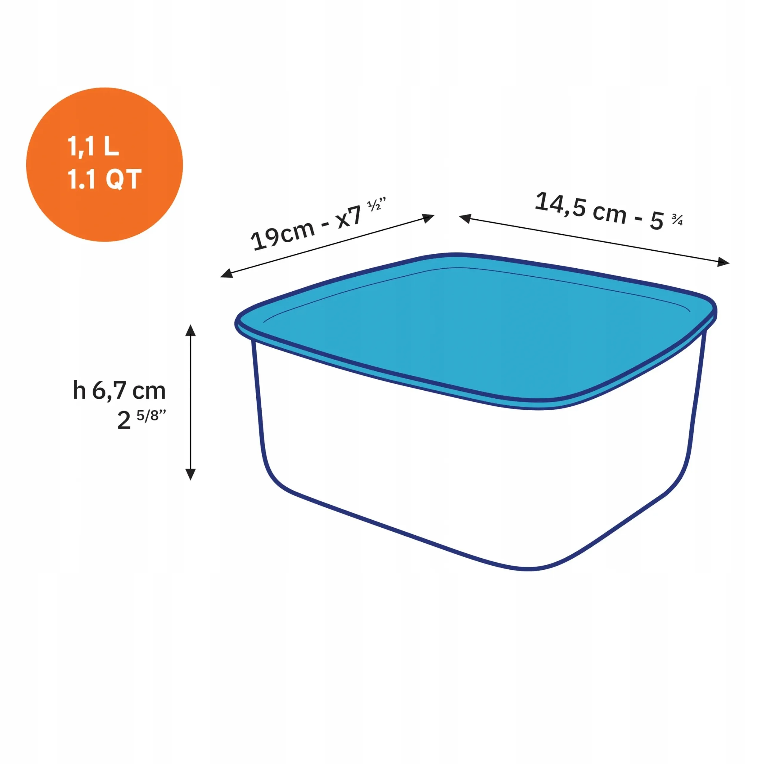 Zestaw Pojemników Szklanych Duralex – Przechowywanie żywności