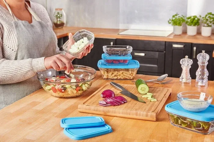 Zestaw Pojemników Szklanych Duralex – Przechowywanie żywności