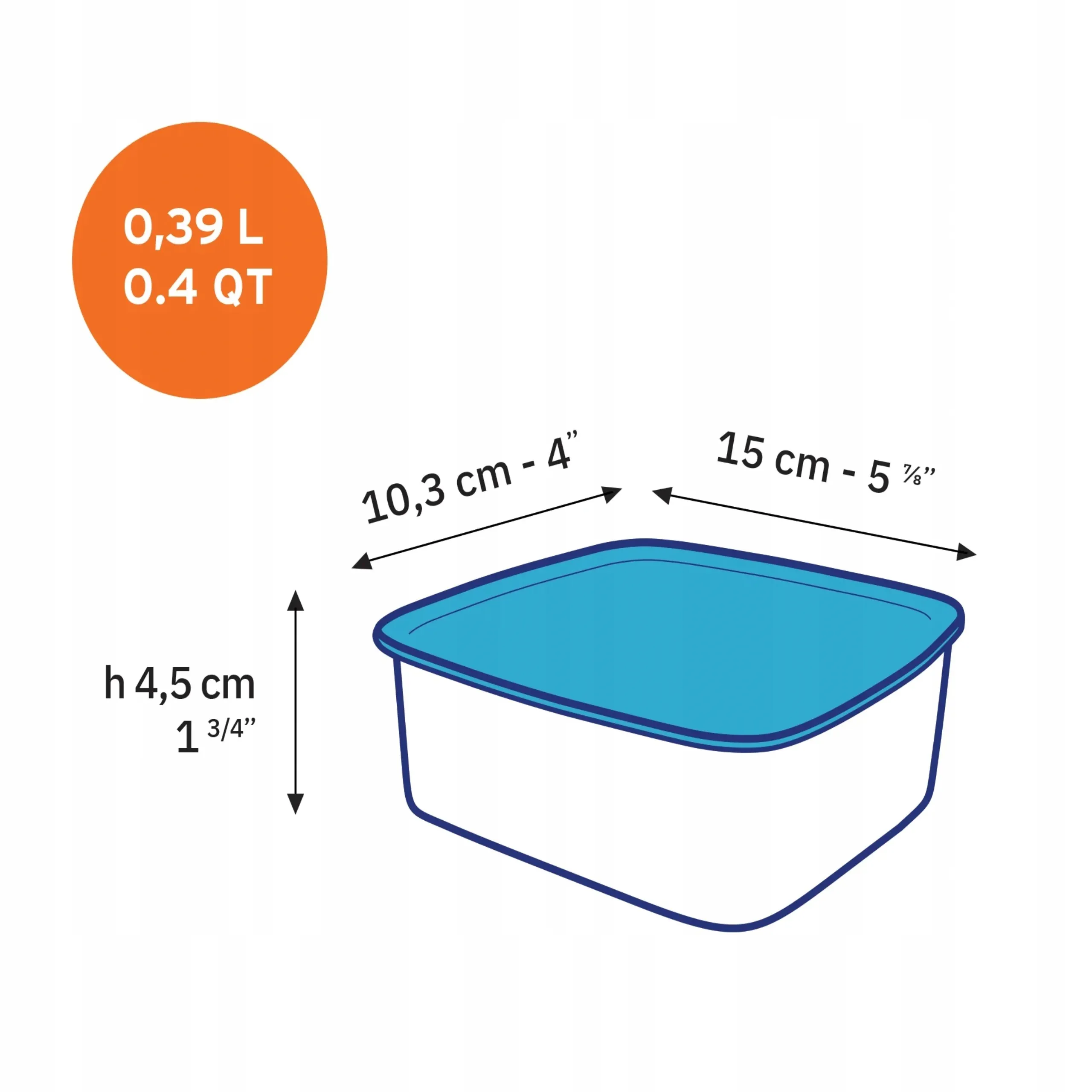 Zestaw Pojemników Szklanych Duralex – Przechowywanie żywności