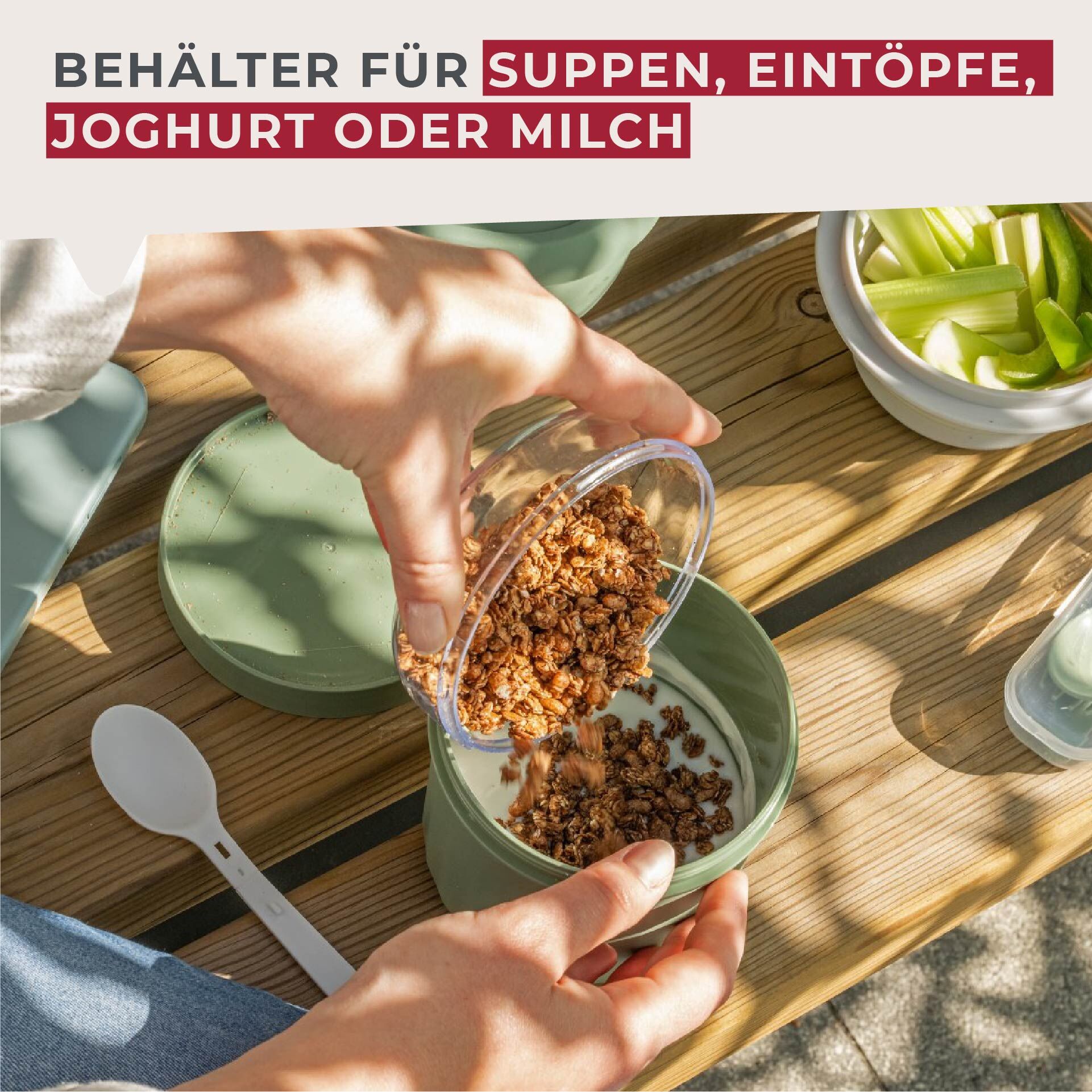 Kubek Müsli-To-Go z łyżką – idealny na każdy posiłek