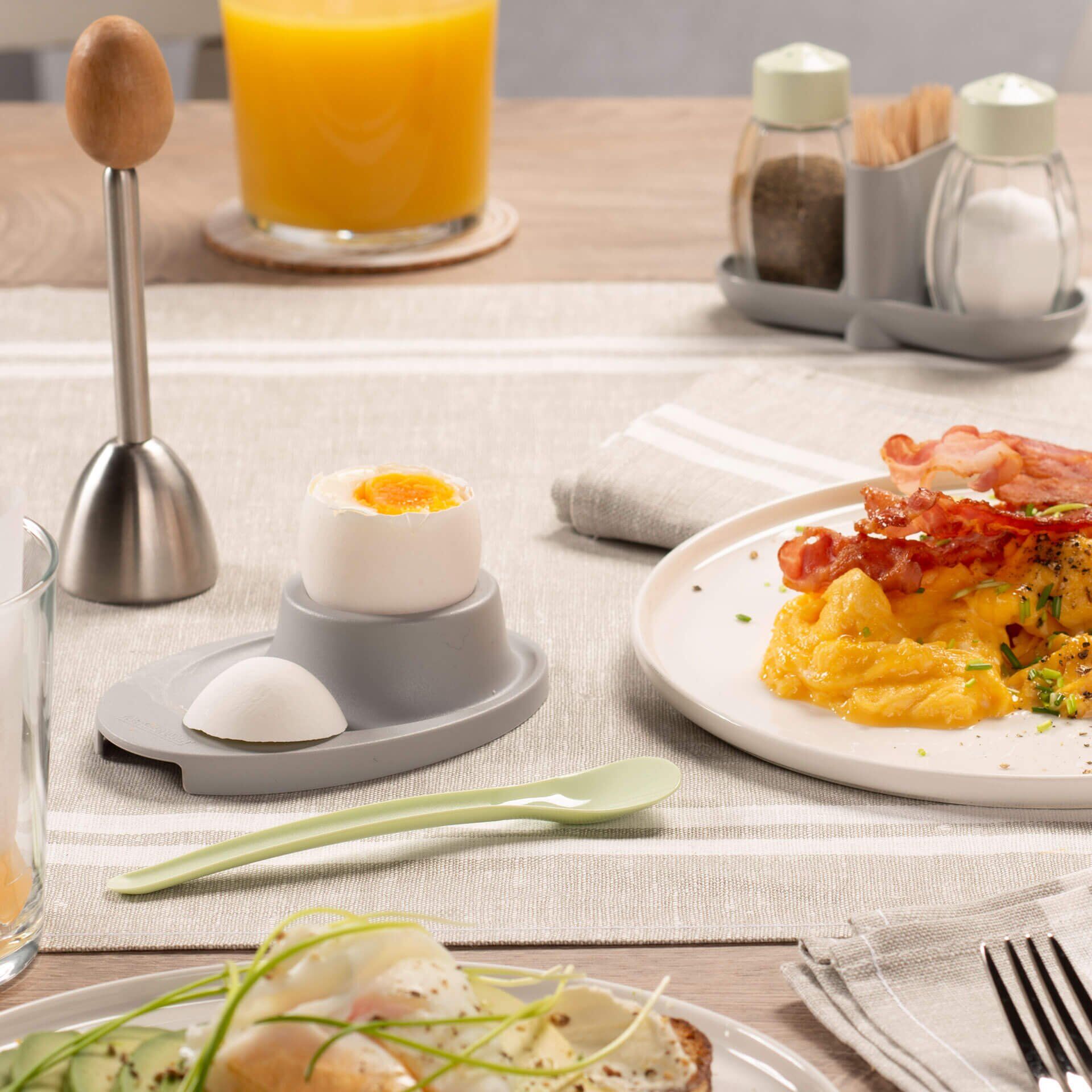 Ekologiczne kubki na jajka Eco - stylowy dodatek na stole śniadaniowym