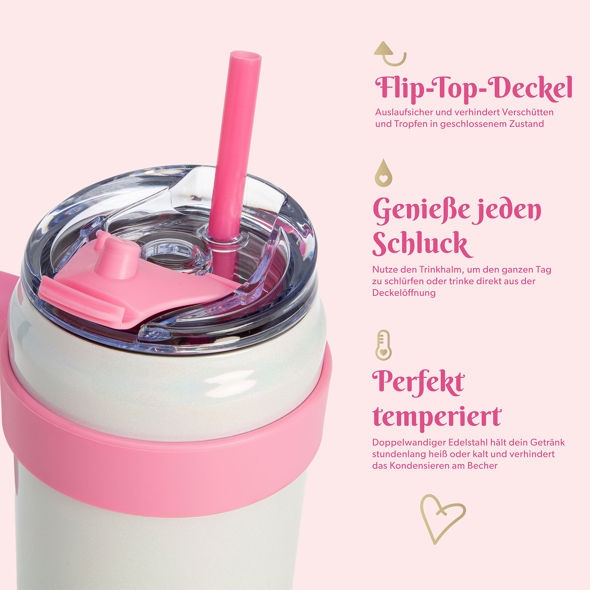 Stylowy kubek termiczny 1 L – zawsze pod ręką