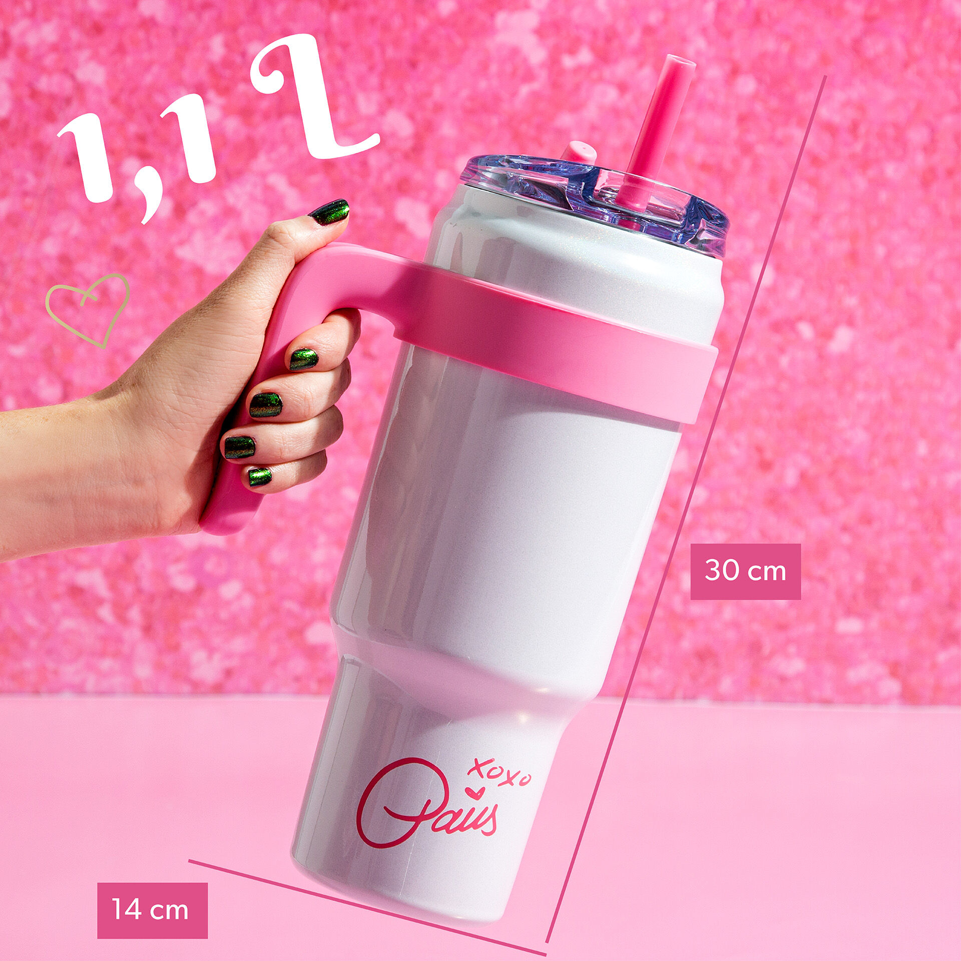 Stylowy kubek termiczny 1 L – zawsze pod ręką