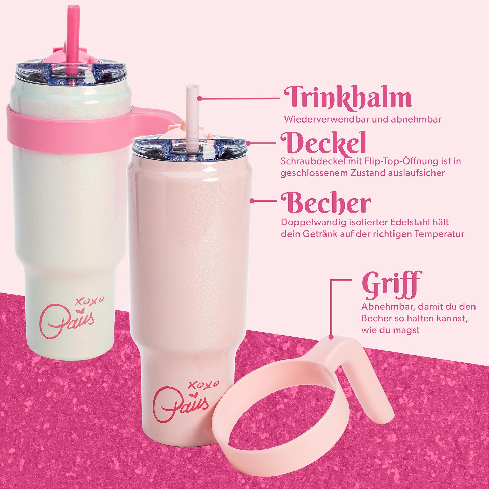 Stylowy kubek termiczny 1 L – zawsze pod ręką