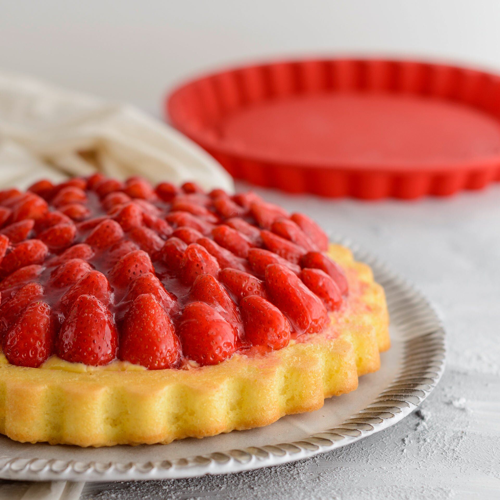 Forma do ciasta owocowego z silikonu Flexxibel – idealne wypieki bez przywierania