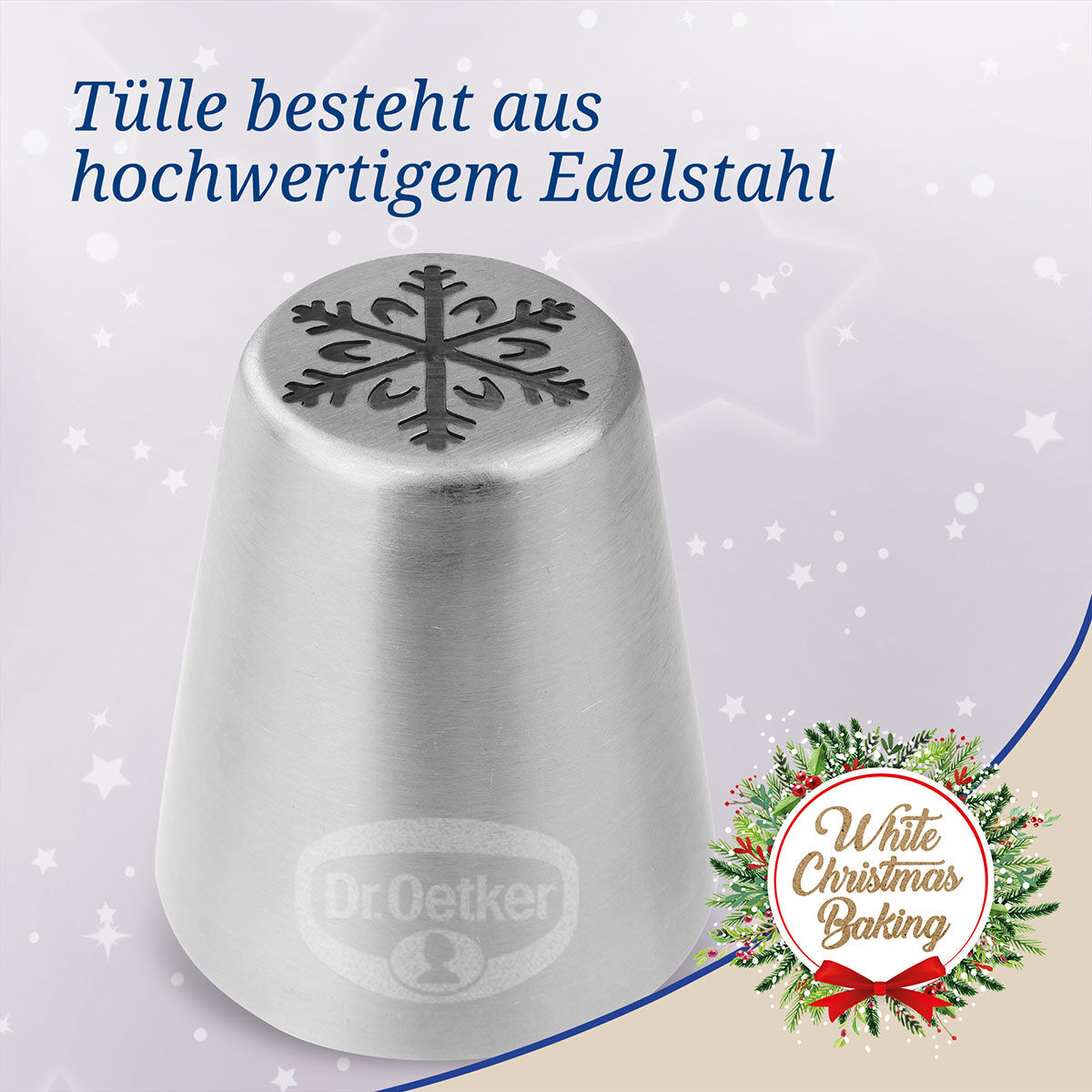 Tylka w kształcie płatka śniegu – idealna do zimowych dekoracji