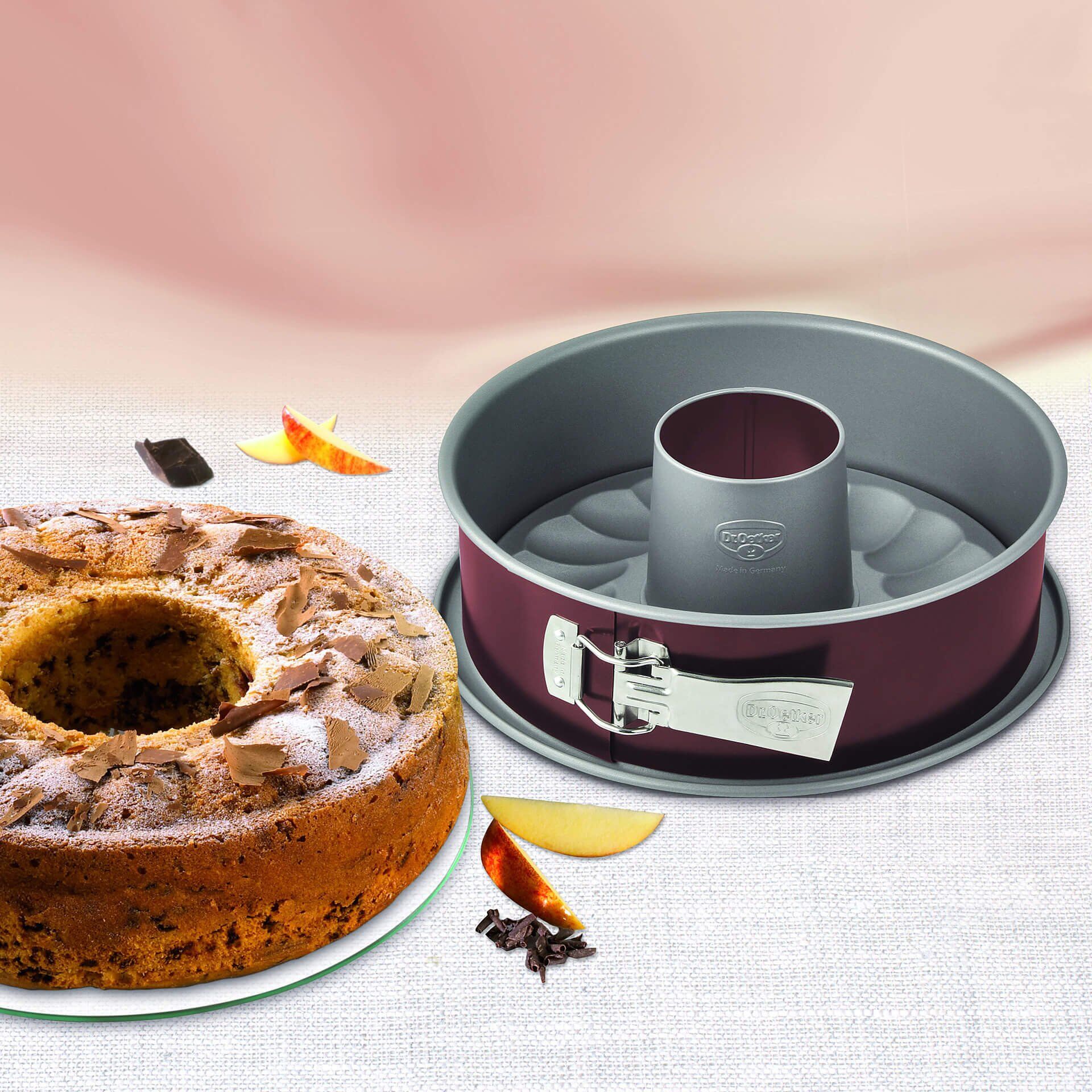 Okrągła forma do pieczenia z płaskim i rurowym dnem - doskonałe wyniki pieczenia