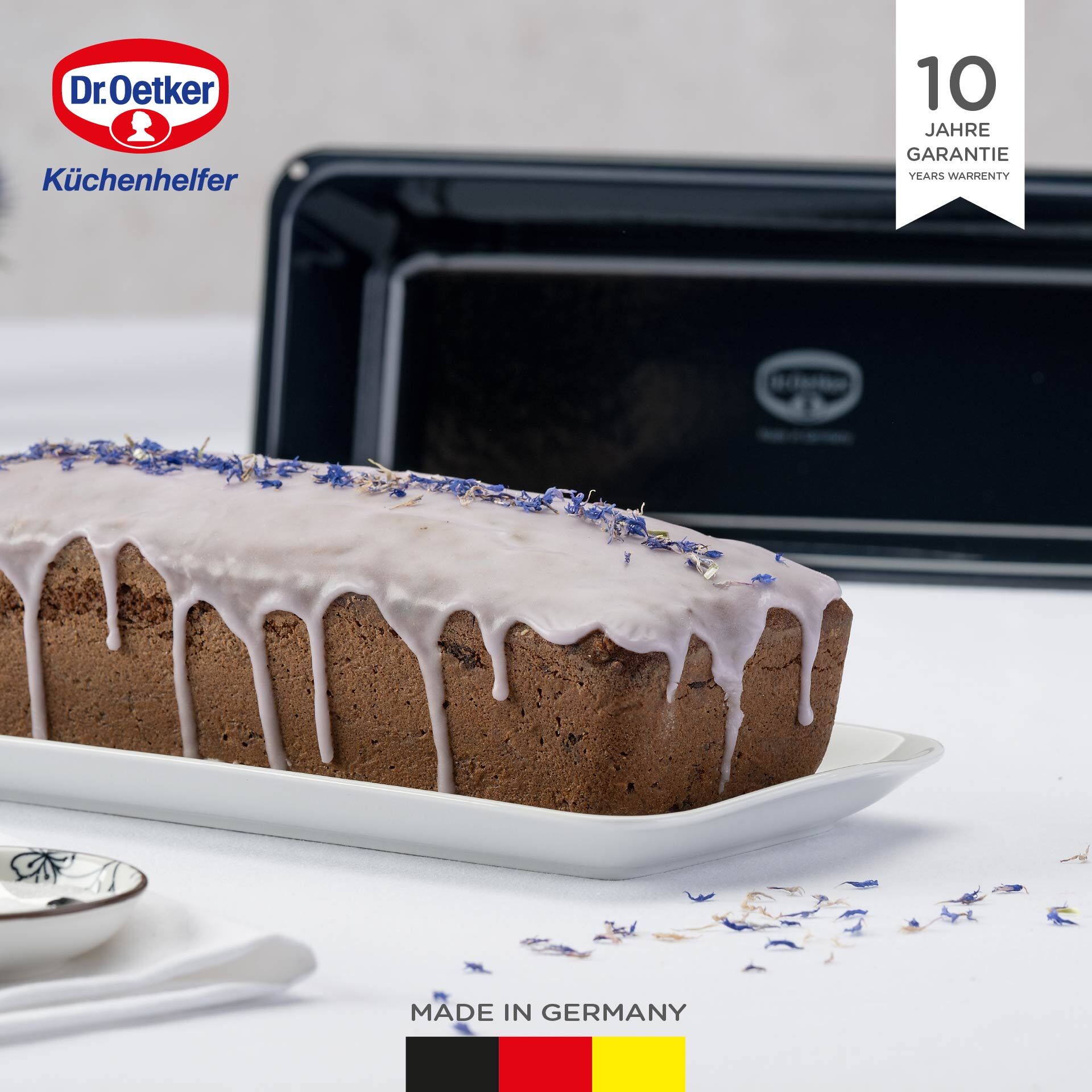 Prostokątna forma do pieczenia z emalią - doskonałe ciasta za każdym razem