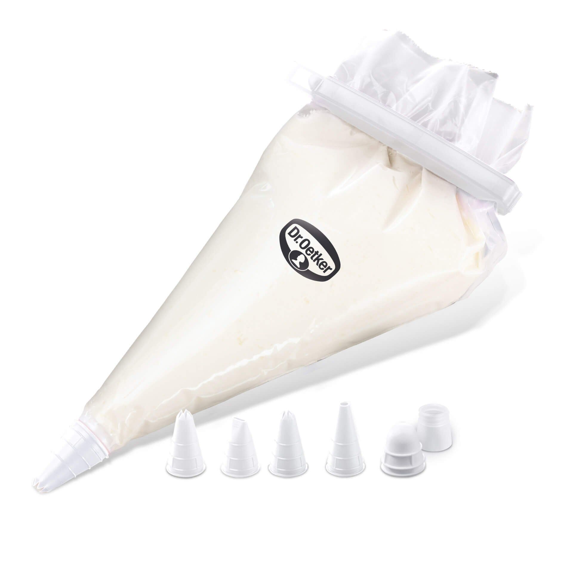 Jednorazowy rękaw cukierniczy z końcówkami - idealny do dekoracji