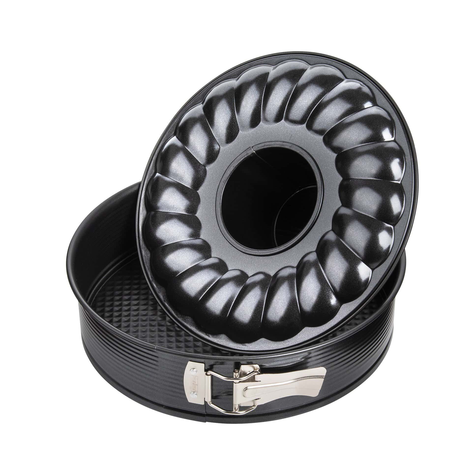 Forma do pieczenia Black Metallic z płaskim i okrągłym dnem, Ø26cm - idealna do klasycznych ciast