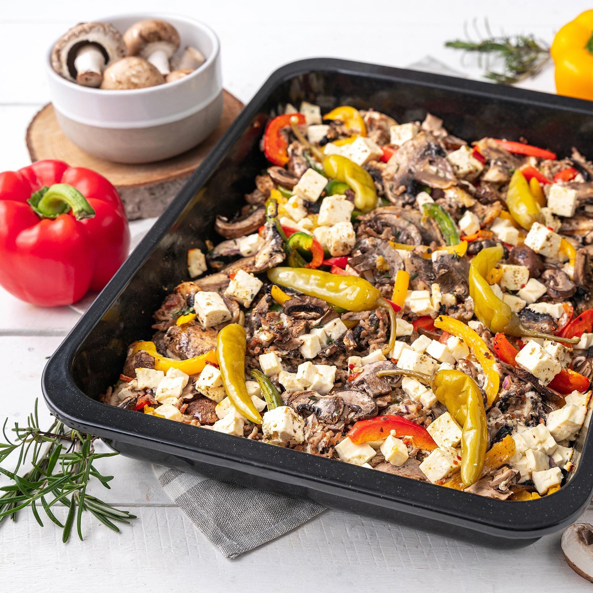 Prostokątna forma do pieczenia - idealna do zapiekanek