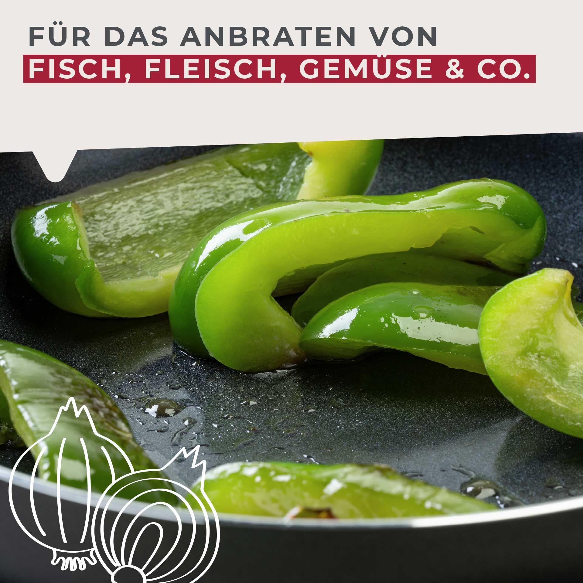 Patelnia ceramiczna Brandao 24 cm – doskonałe właściwości nieprzywierające