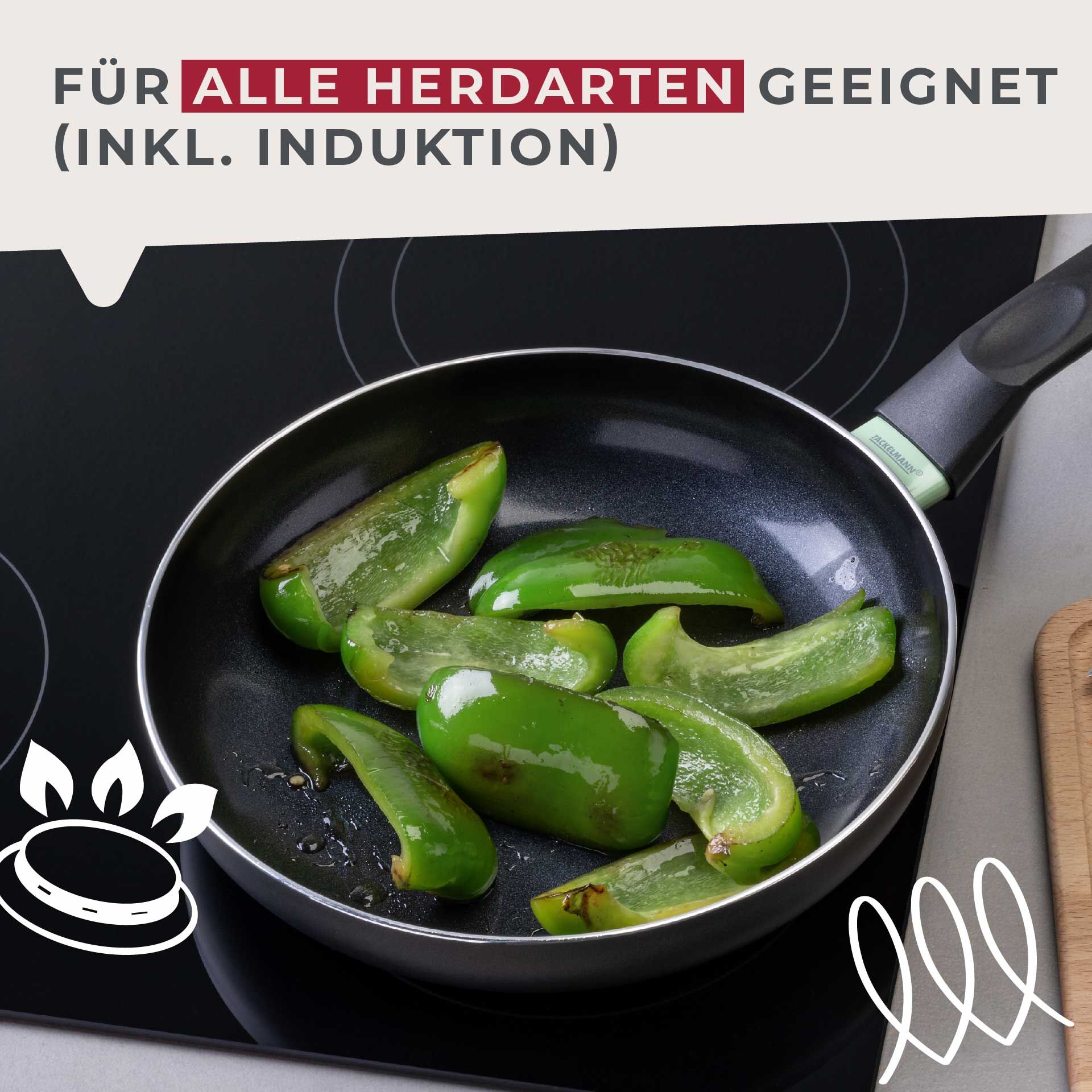 Patelnia ceramiczna Brandao 24 cm – doskonałe właściwości nieprzywierające