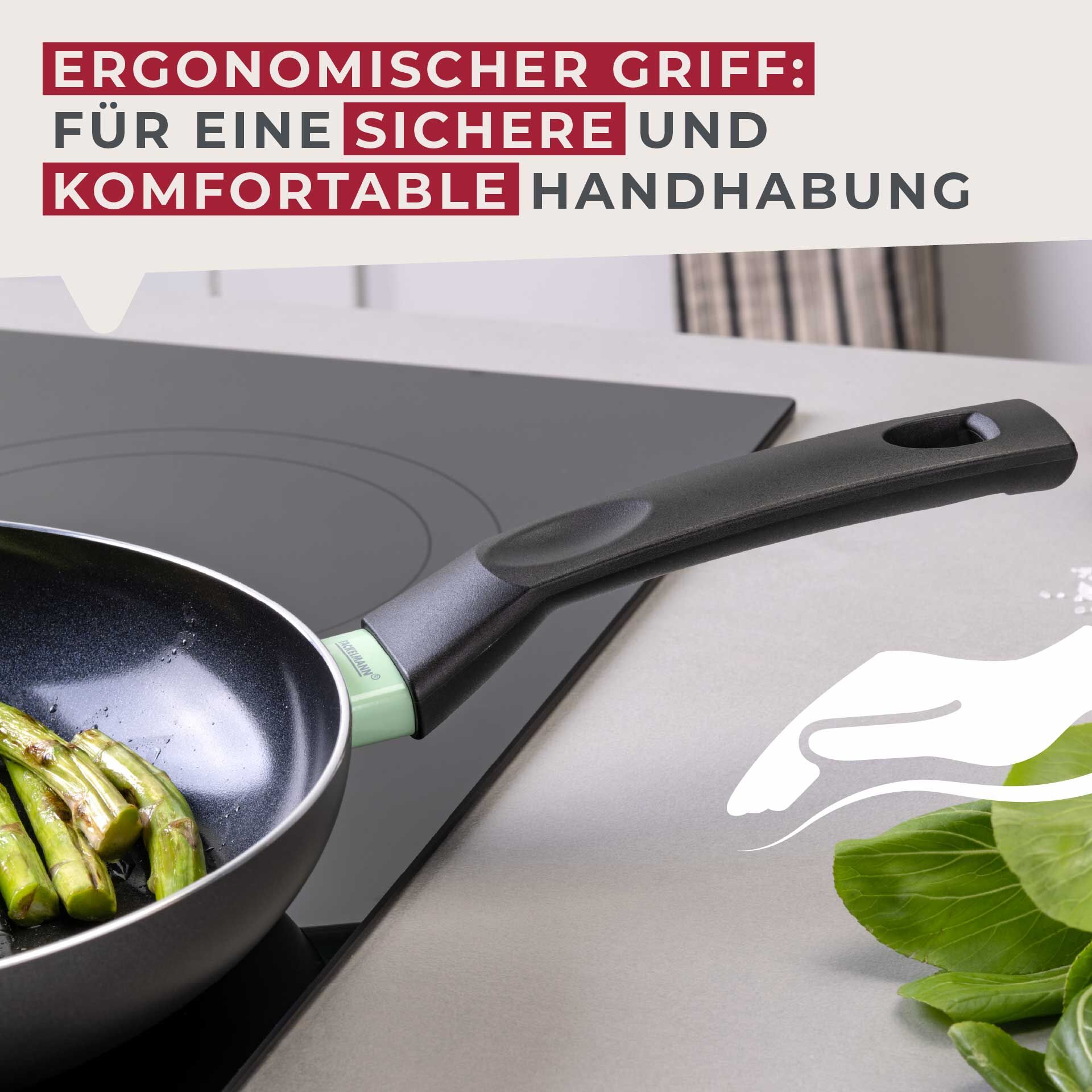 Patelnia ceramiczna Brandao 24 cm – doskonałe właściwości nieprzywierające