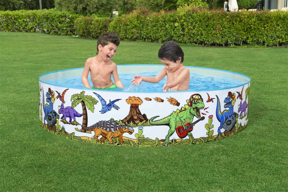 Bestway Basen rozporowy Ogrodowy brodzik DINOZAURY 183 x 38cm 55022