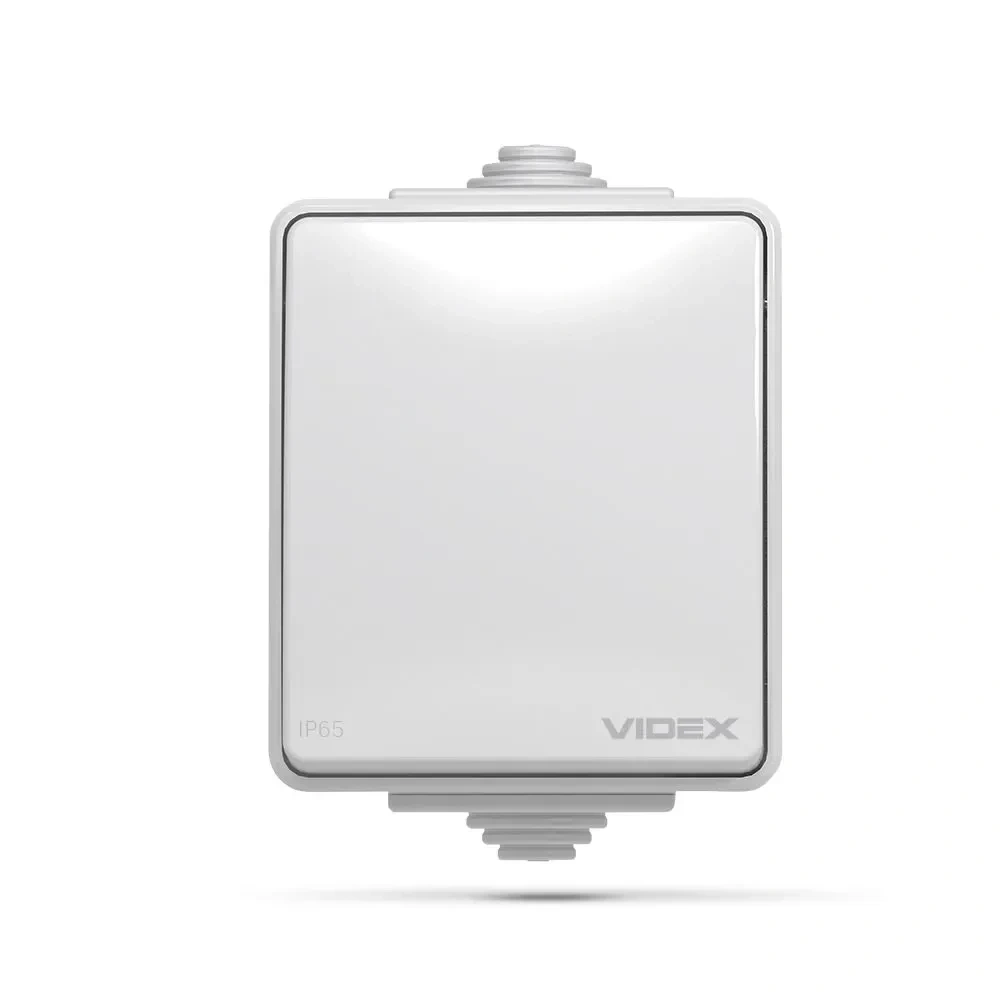 Zewnętrzny wyłącznik jednopostaciowy IP65 szary BINERA