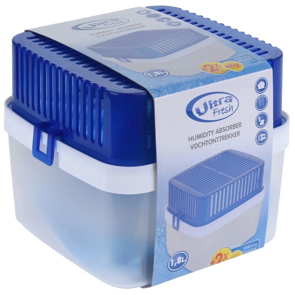 Pochłaniacz wilgoci z wkładami 2x 400 g 1,8 l