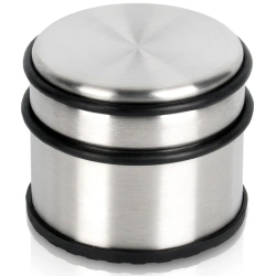 Stoper do drzwi stalowy srebrny 9,5 cm