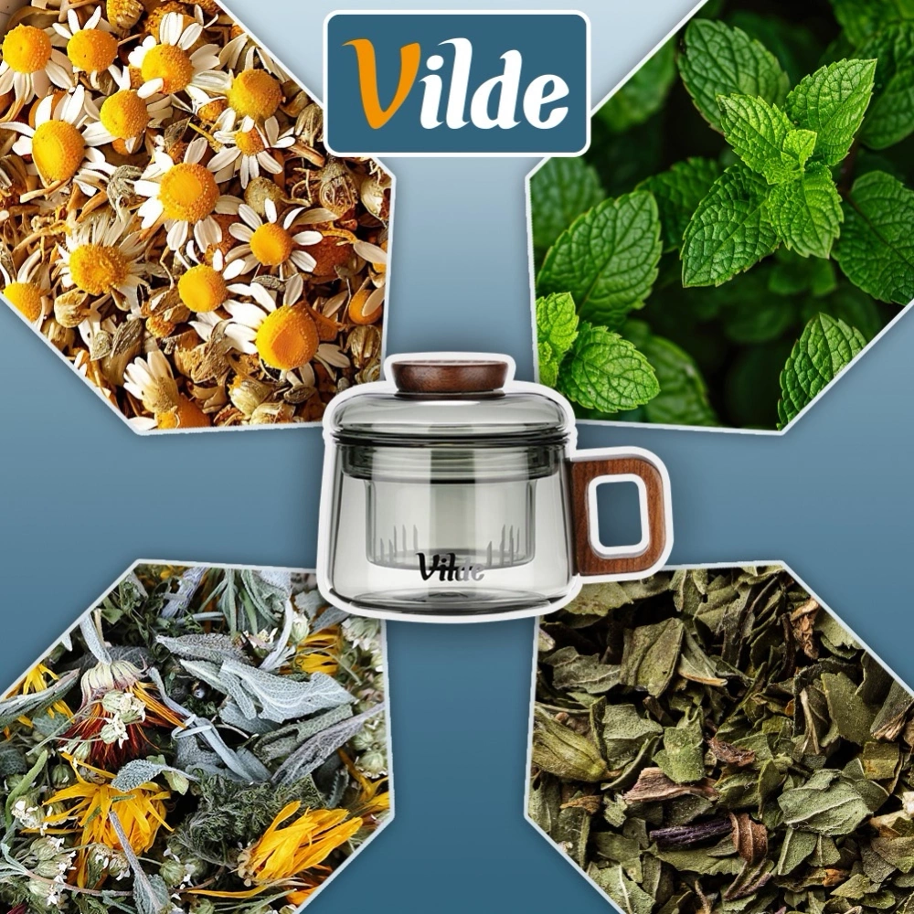 Szklanka z zaparzaczem do herbaty 240 ml