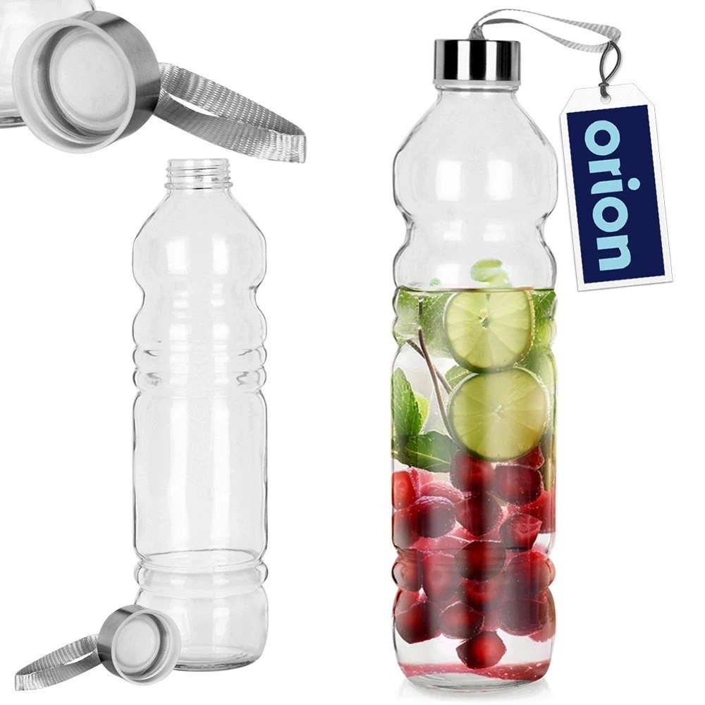 Butelka na wodę szklana 1,1 l