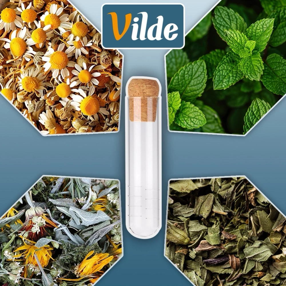 Zaparzacz do herbaty szklany 6 el.