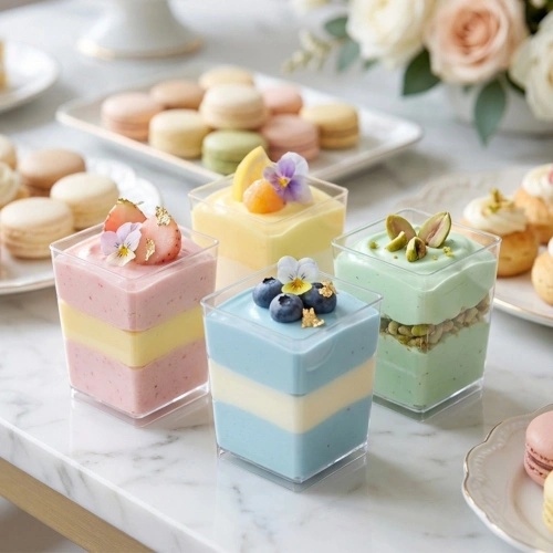 Pucharki na desery, przekąski 160 ml 4 szt.