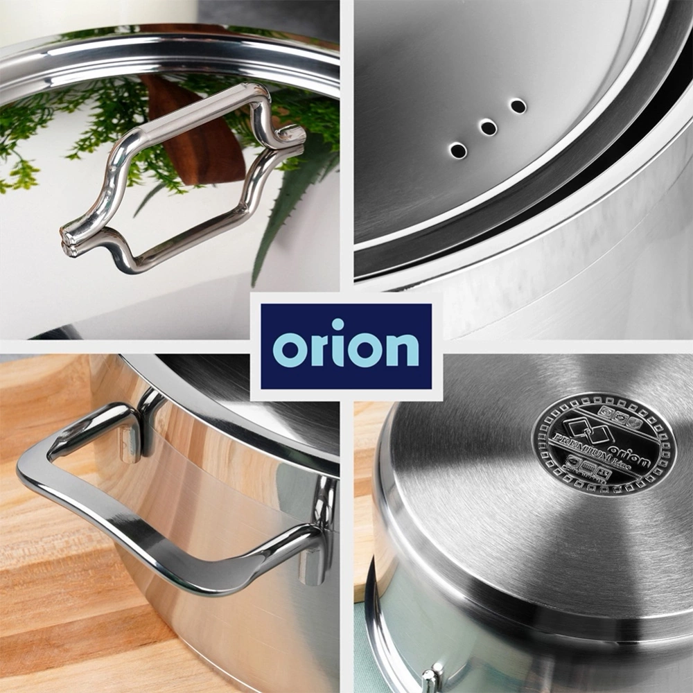 Garnek stalowy z pokrywką ANETT 16 cm, 1,9 l