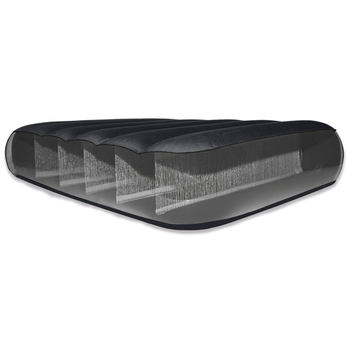 Materac dmuchany welurowy+pompka 68612 Intex 64141