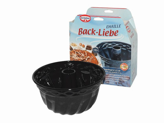 Forma do pieczenia ciast babki, Ø22 cm, emaliowana Dr. Oetker
