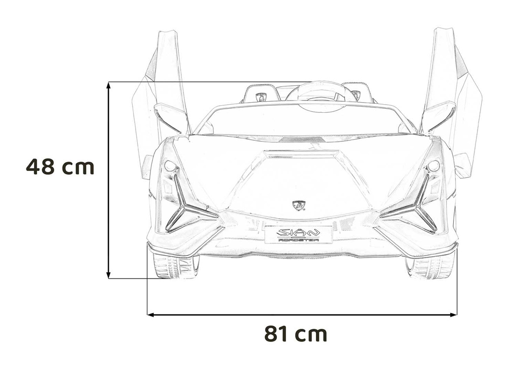 Pojazd Lamborghini SIAN Niebieski