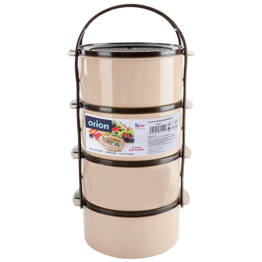 Menażka obiadowa plastikowa 4-poziomowa 4x1,5 l