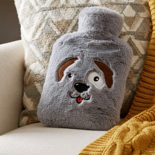 Termofor w pokrowcu szary pies 1,8 l