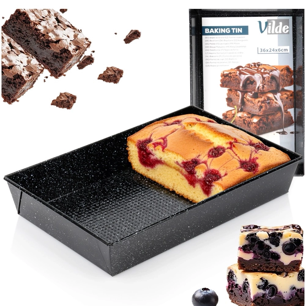 Forma do pieczenia granitowa 36x24x6 cm