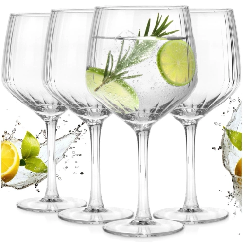 Kieliszki do ginu szklane 580 ml 4 szt.