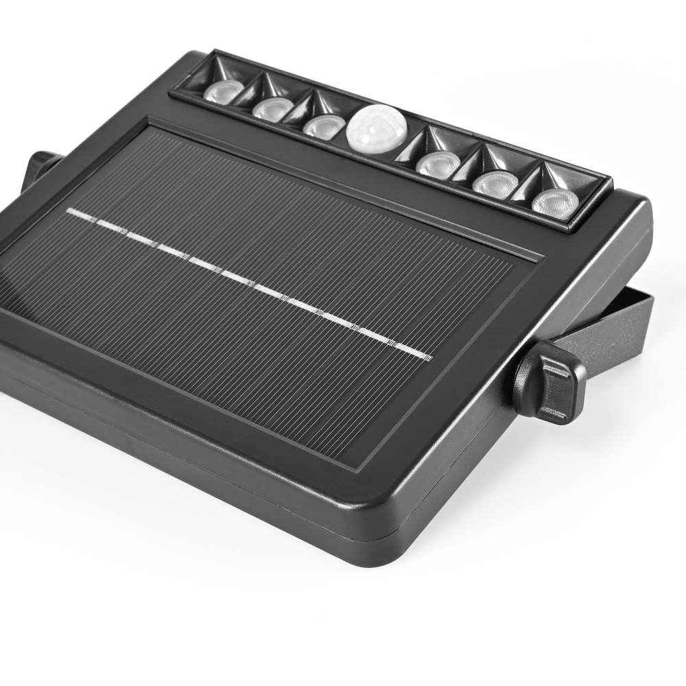 LAMPA SOLARNA LED VIDEX CZUJNIK RUCHU ZMIERZCHU NAŚWIETLACZ 2Ah 600lm
